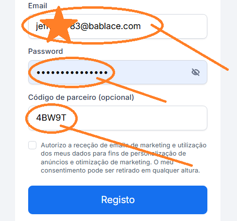 Código de Parceiro XM