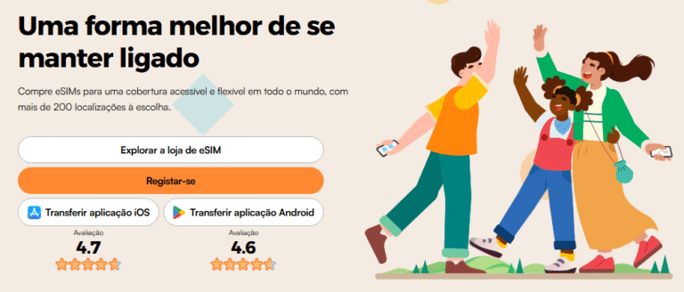 Poupe €3 na Compra do Seu eSIM Hoje